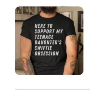 Swiftie Dad Taylor Swift T-shirt Men’s Size Large